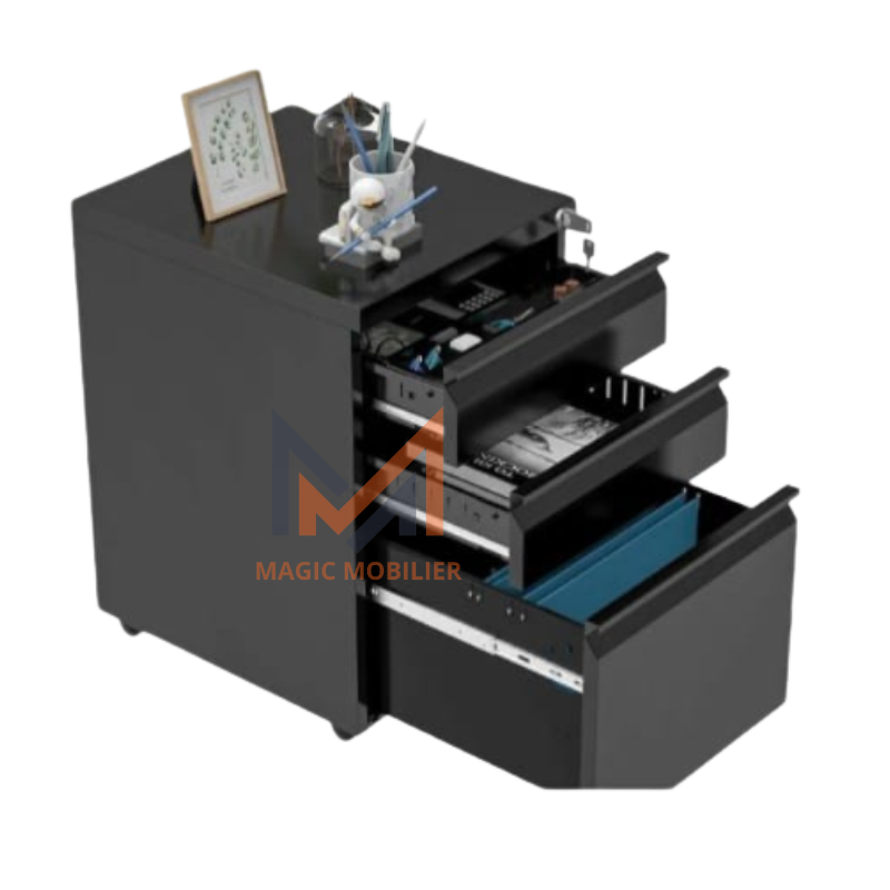 CAISSON DE BUREAU A ROULETTES AVEC 3 TIROIRS  A-2026-1843