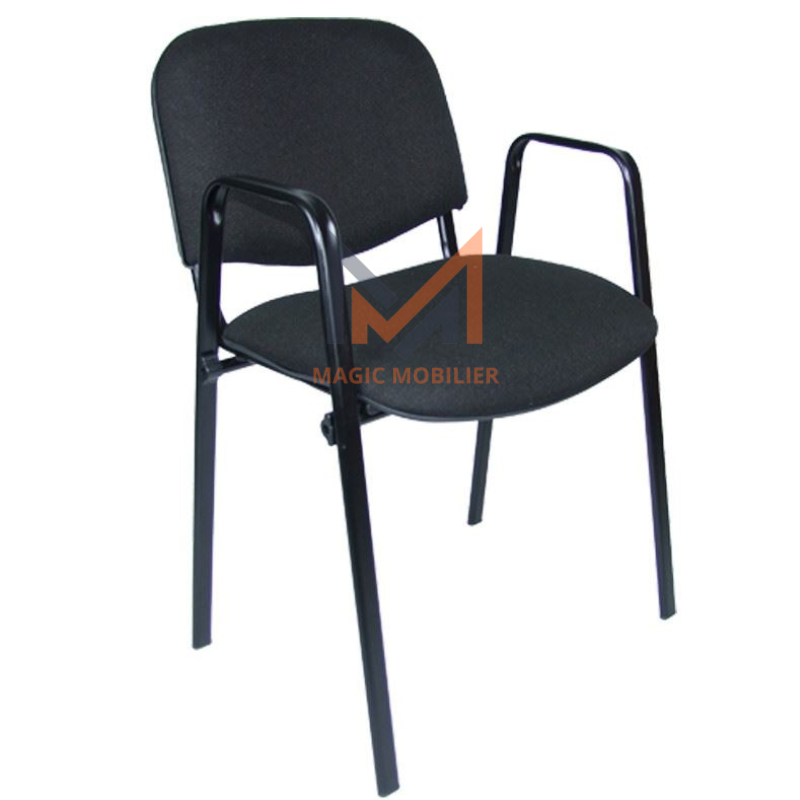Chaise ISO avec cache avec accoudoirs intégrés  A0334