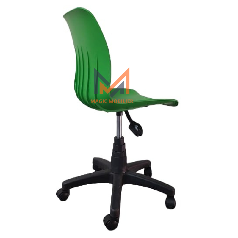 Chaise monocoque avec roulettes Réf.A0491