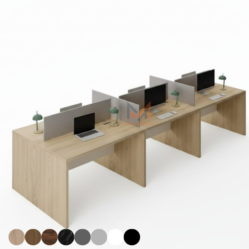 Marguerite en bois 6 places  Réf.A0331