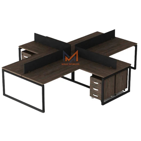 Margueritte semi métallique 4 places Réf A0243