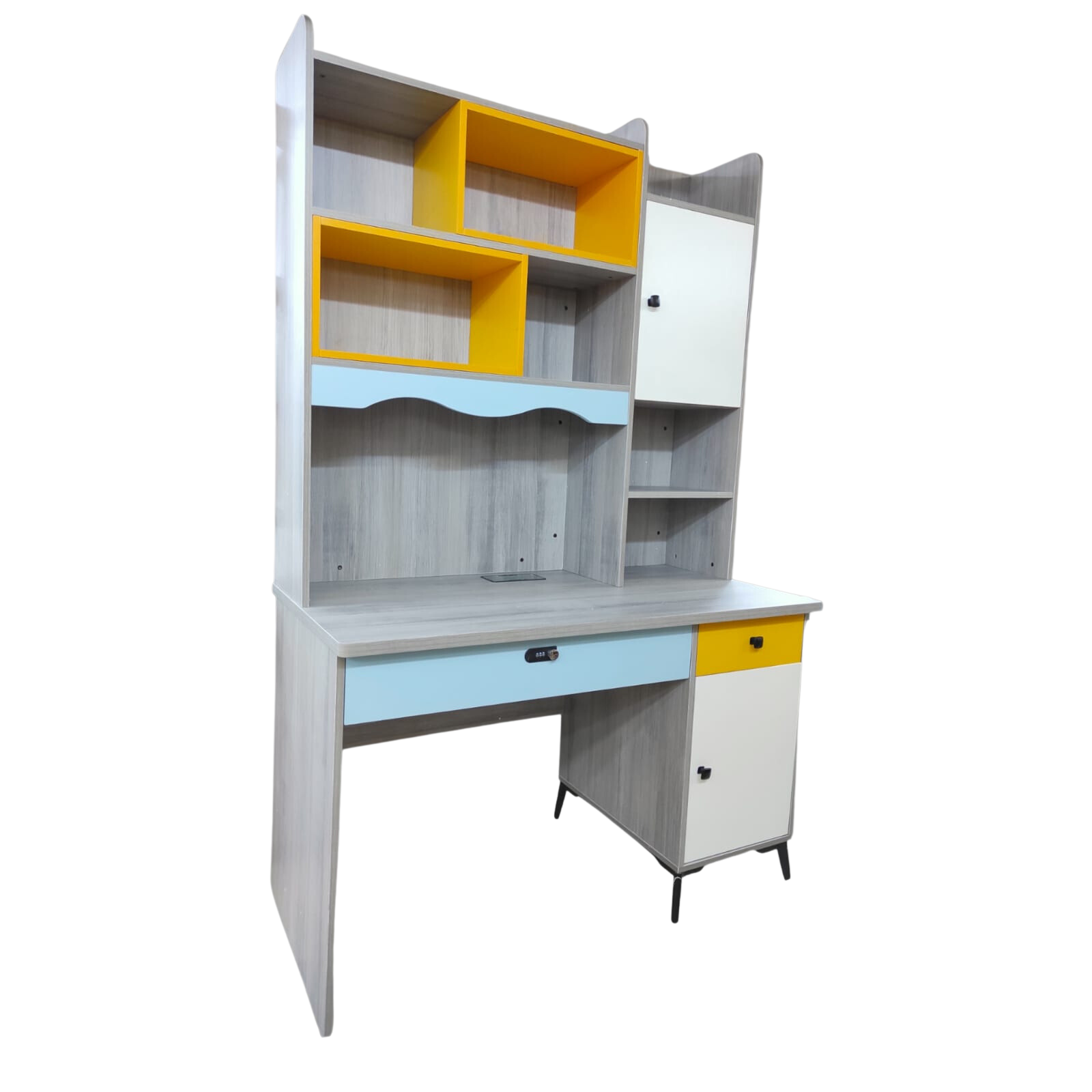 Bureau individuel + rangement élégant