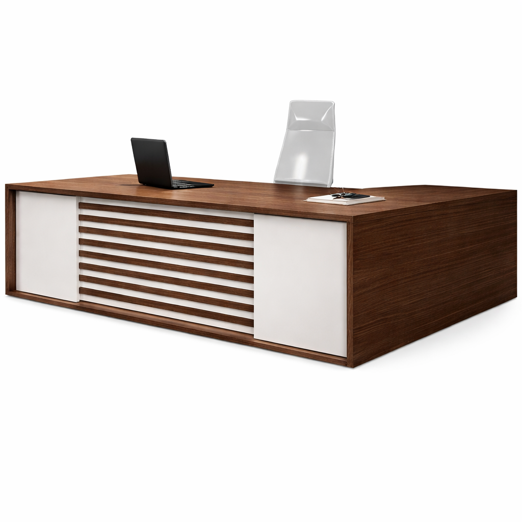 Bureau de direction SILK avec retour Réf. A0607