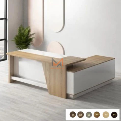 Bureau de direction avec retour Réf. A0655