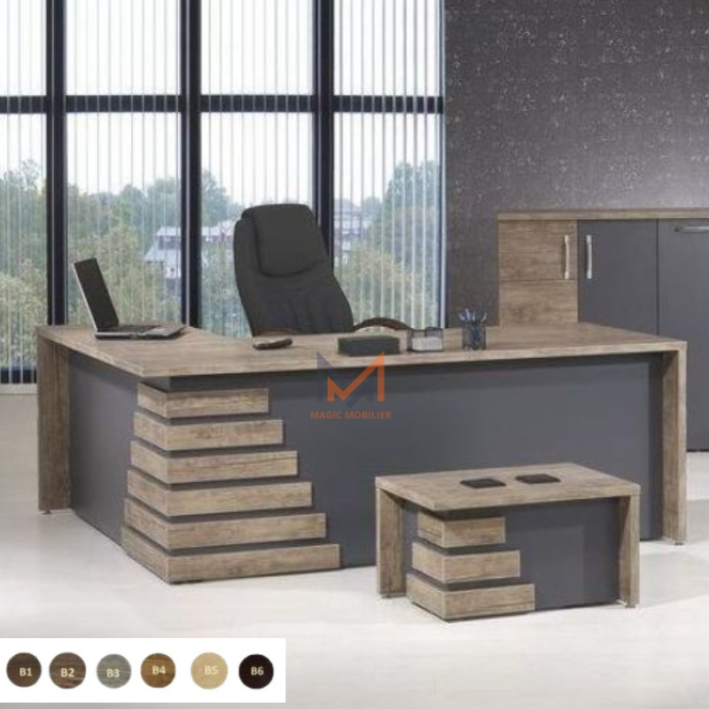 Bureau HARMONI avec retour Réf A0221