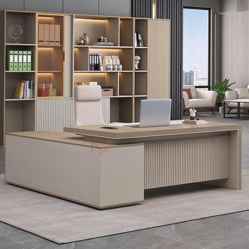 Bureau de direction OKINA avec retour Réf. A0605