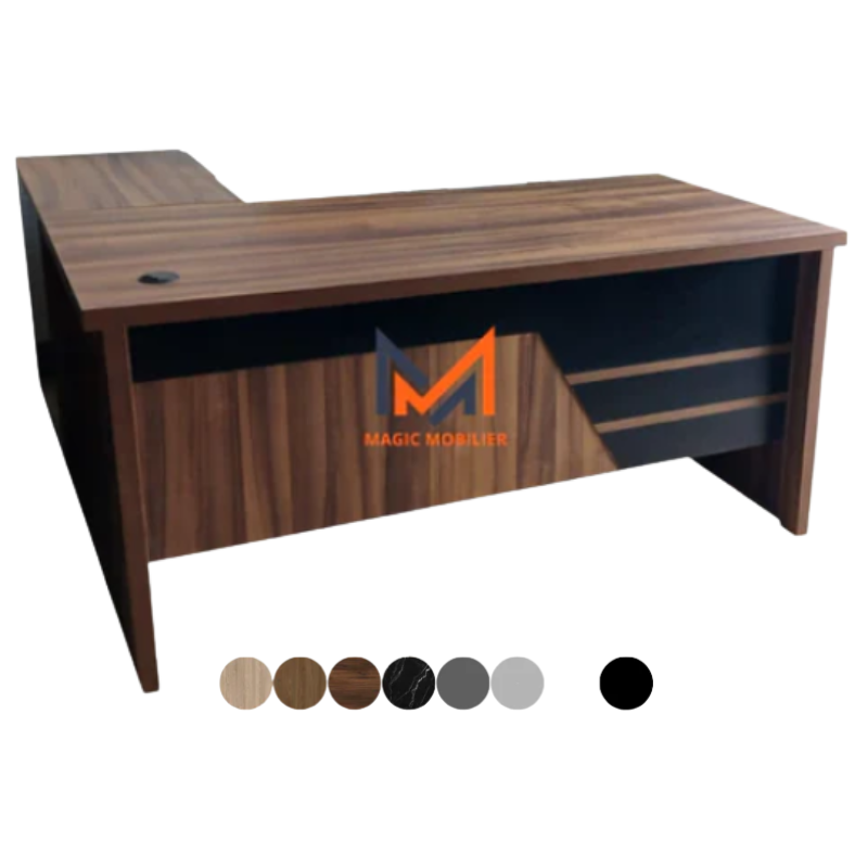 Bureau PASKO AVEC RETOUR ET CAISSON MOBILE Réf A0315