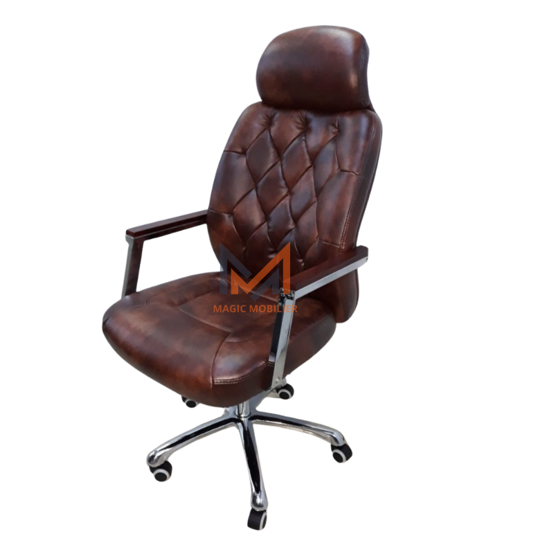 Fauteuil Président Ergonomique VIGO Marron Réf. 116P Marron