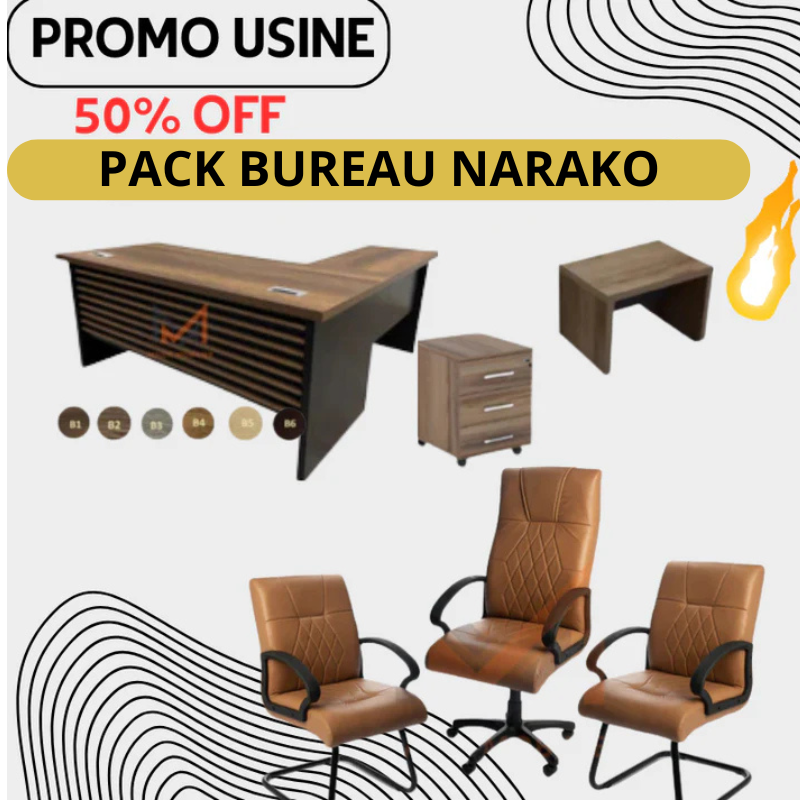 ENSEMBLE BUREAU NARAKO Réf.A-2025-1317