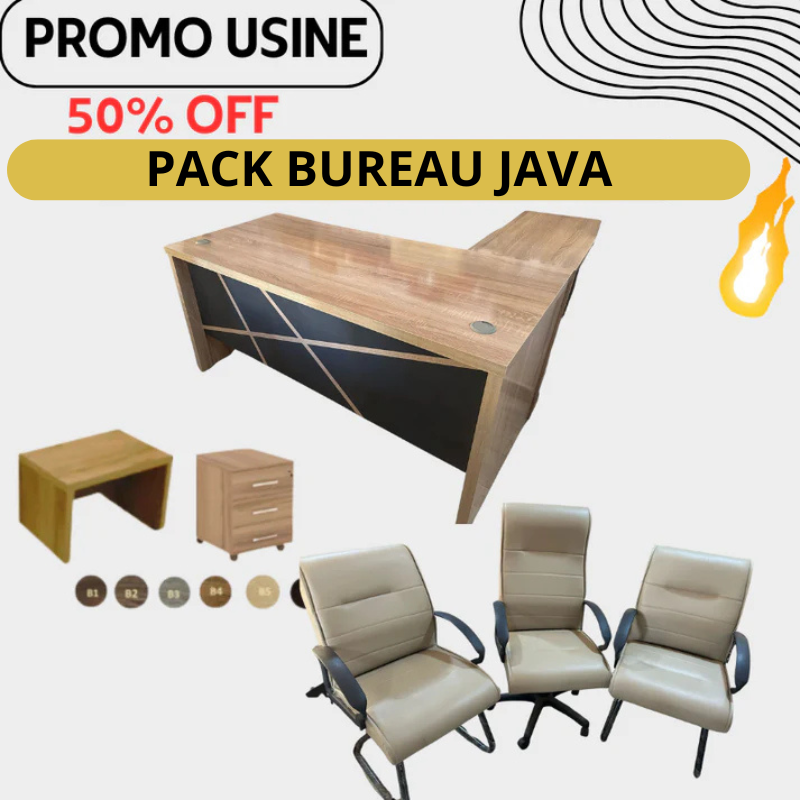 ENSEMBLE BUREAU JAVA Réf. A-2025-1246