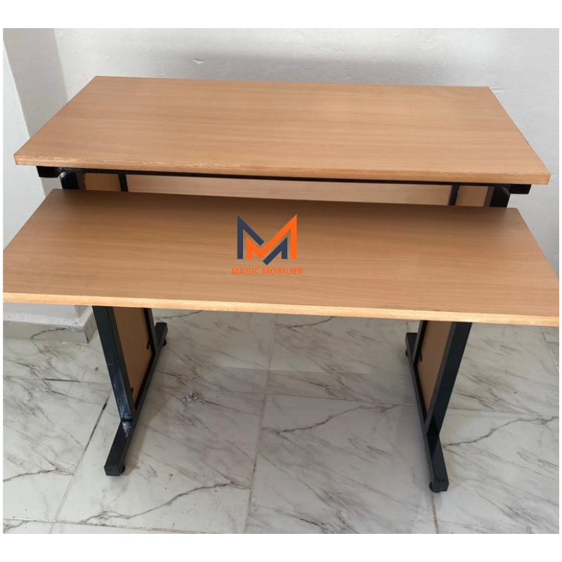 Table de Bureau,Table de Travail PC,Table d'ordinateur avec étagères