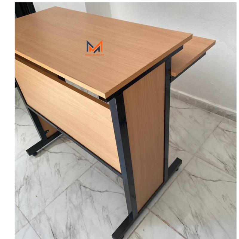 Rcynview Bureau Informatique, Table Bureau avec Support Ecran PC Amovible, Bureau D'ordinateur