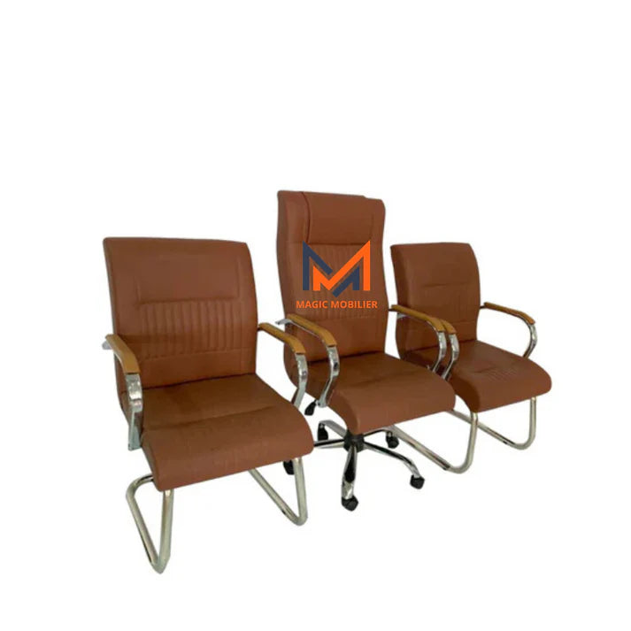 Ensemble Fauteuil Noir joker +++ Réf A0015