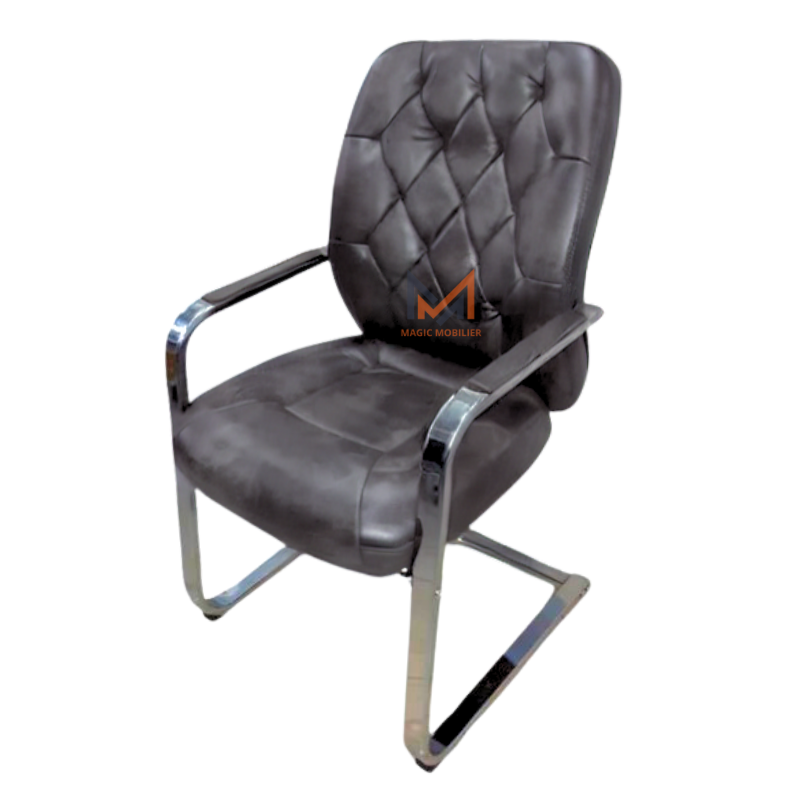 Fauteuil visiteur Ergonomique VIGO noir Réf. A0399
